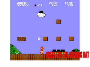 Quest for the Missing Hat (SMB1 Hack) Cover